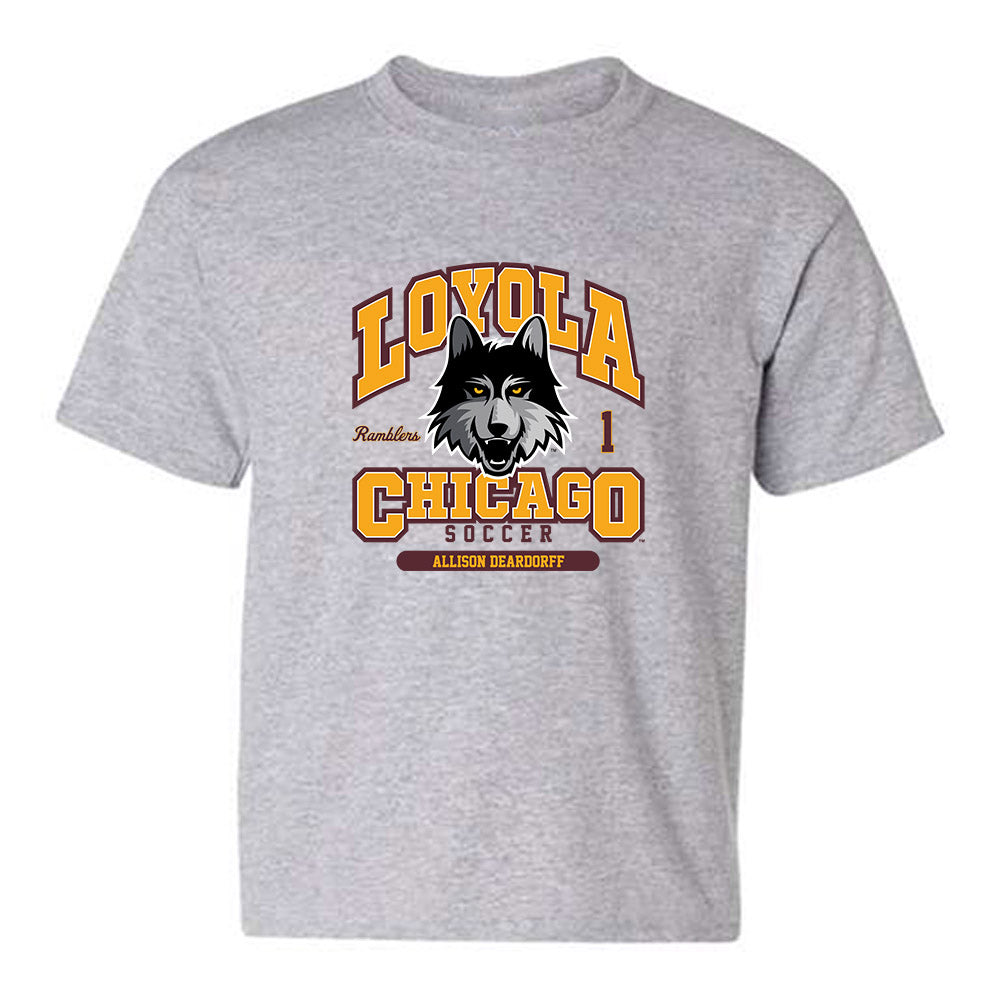 Loyola - NCAA Women's Soccer : Allison Deardorff - Classic Fashion Shersey Youth T-Shirt-0
