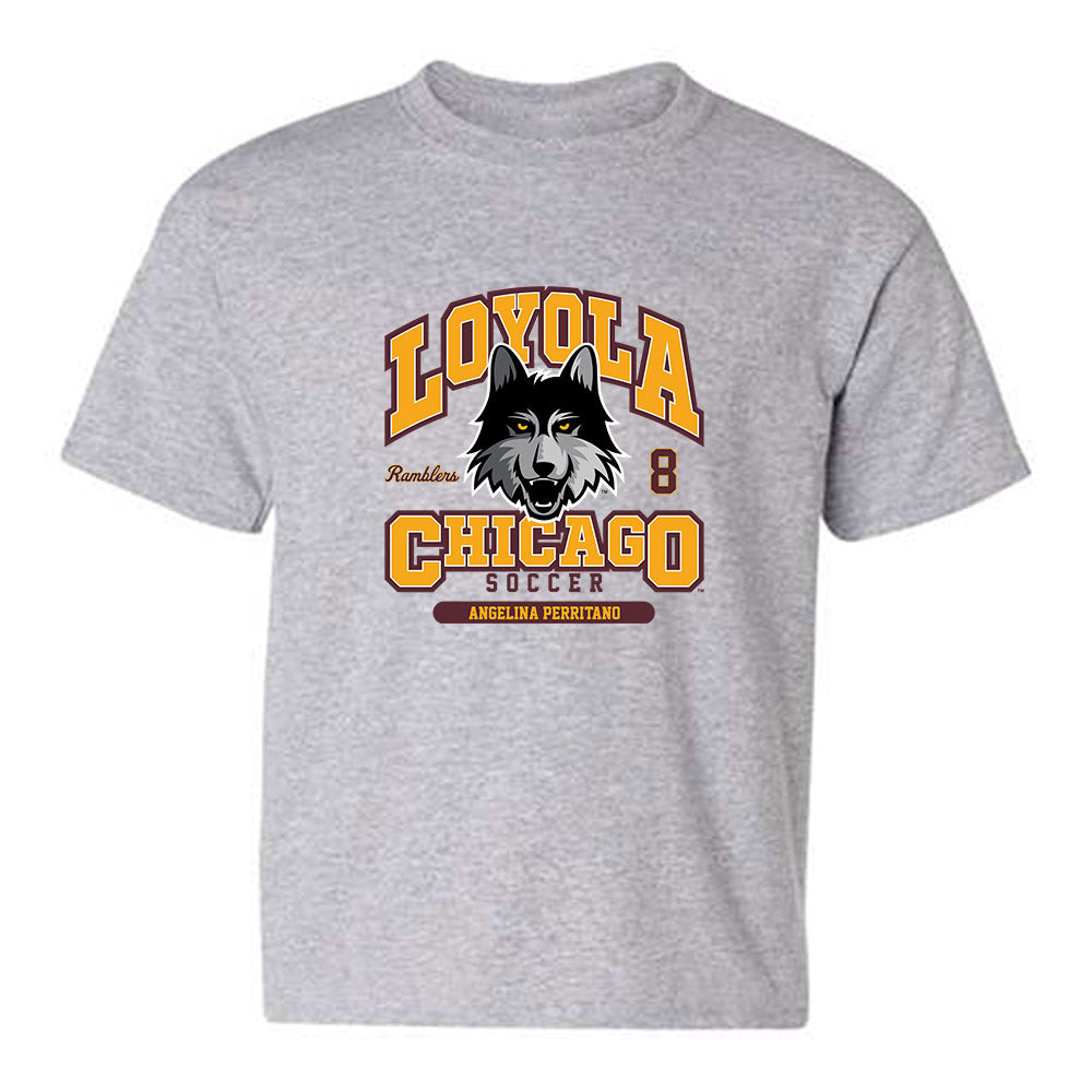 Loyola - NCAA Women's Soccer : Angelina Perritano - Classic Fashion Shersey Youth T-Shirt-0