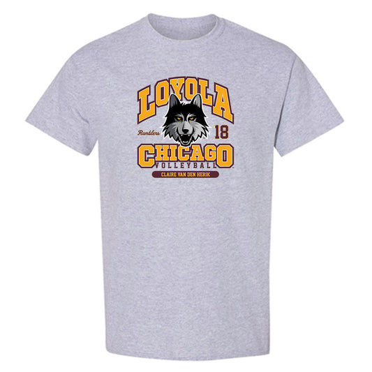 Loyola - NCAA Women's Volleyball : Claire van den Herik - T-Shirt