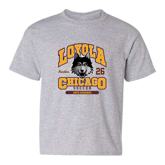 Loyola - NCAA Men's Soccer : David Siemionko - Classic Fashion Shersey Youth T-Shirt