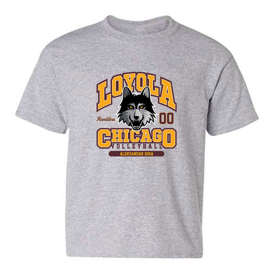 Loyola - NCAA Men's Volleyball : Aleksandar Sosa - Classic Fashion Shersey Youth T-Shirt-0