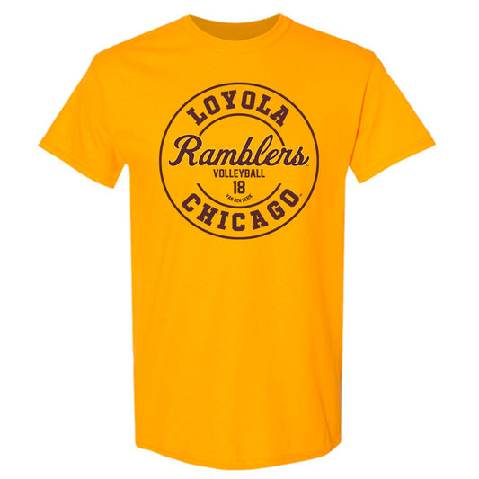 Loyola - NCAA Women's Volleyball : Claire van den Herik - T-Shirt