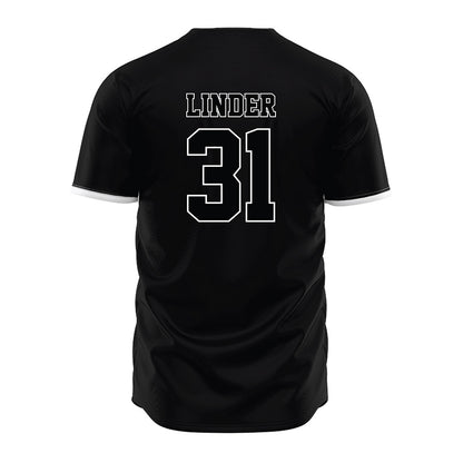 Arizona State - NCAA Baseball : Colin Linder - Black Jersey-1