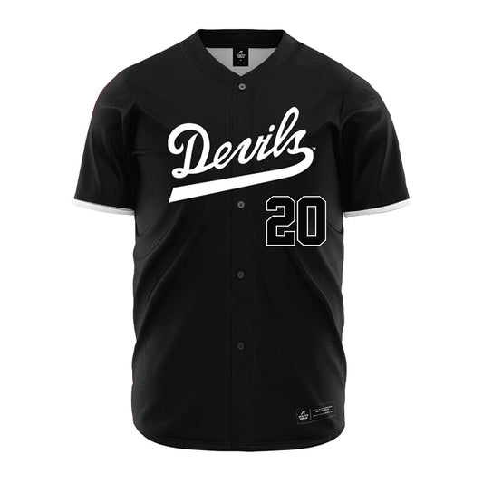 Arizona State - NCAA Baseball : Derek Schaefer - Black Jersey-0