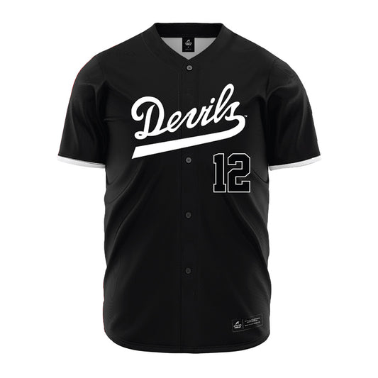 Arizona State - NCAA Baseball : Jaden Alba - Black Jersey-0