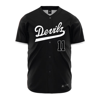 Arizona State - NCAA Baseball : Easton Barrett - Black Jersey