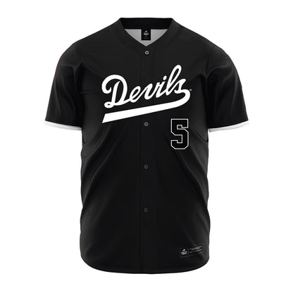 Arizona State - NCAA Baseball : Brenden Lewis - Black Jersey-0