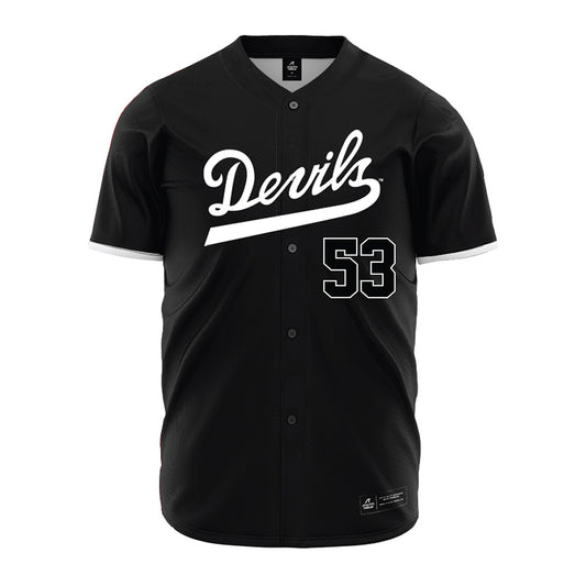 Arizona State - NCAA Baseball : Jonny Garber - Black Jersey-0