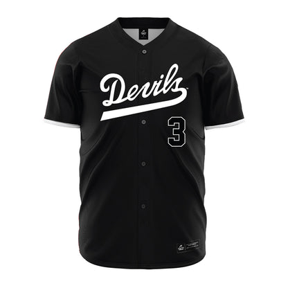 Arizona State - NCAA Baseball : Landon Hairston - Black Jersey-0