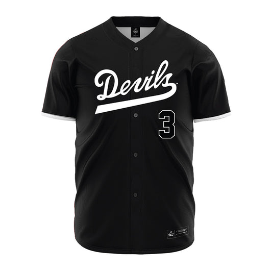Arizona State - NCAA Baseball : Landon Hairston - Black Jersey-0