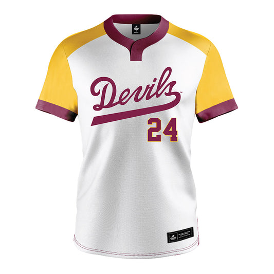 Arizona State - NCAA Softball : Ashleigh Mejia - White Jersey