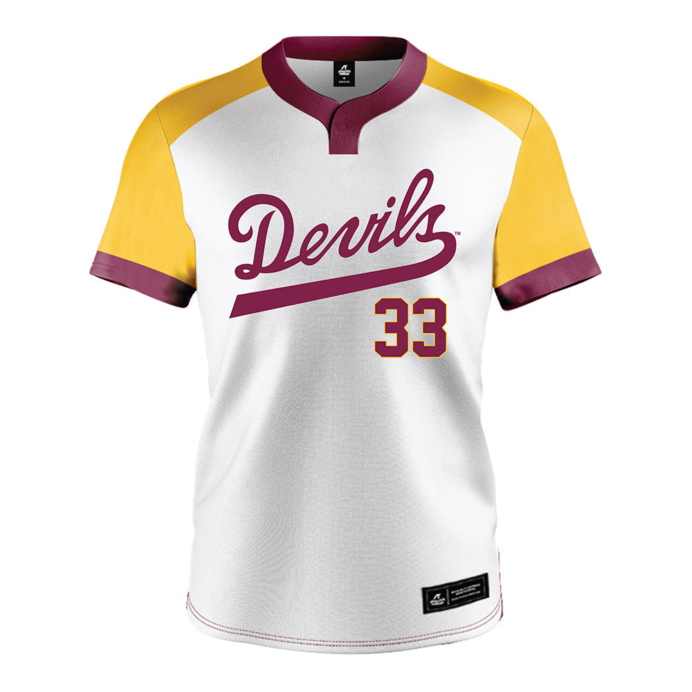 Arizona State - NCAA Softball : Yazzy Avila - White Jersey-0