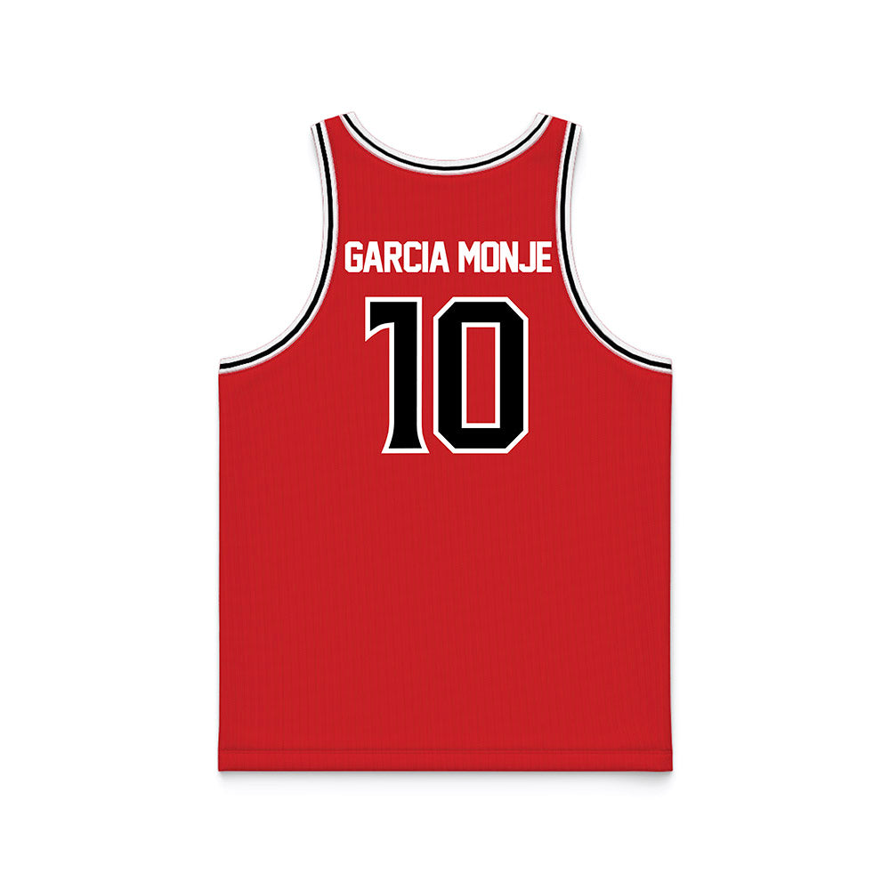 Davidson - NCAA Women's Basketball : Ines Garcia Monje - Red Basketball Jersey-1
