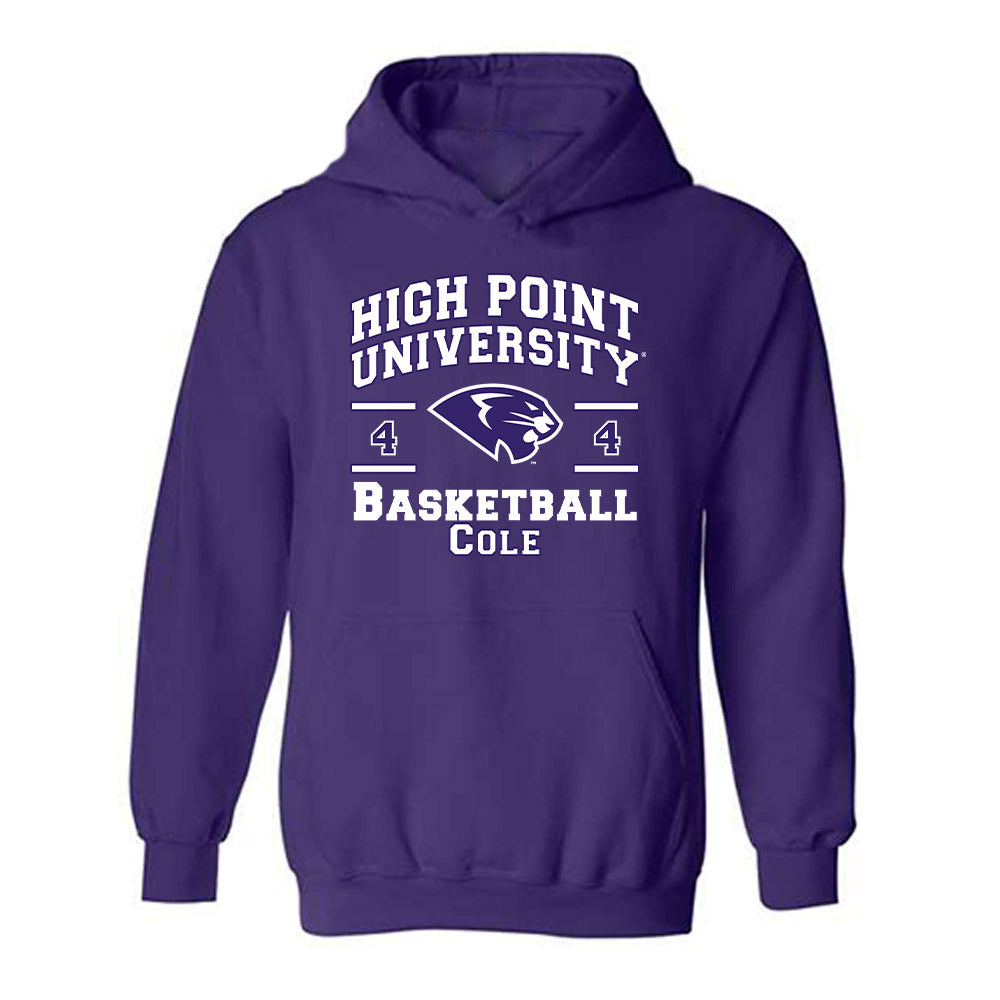High Point - NCAA Women's Basketball : Sanai Cole - Classic Fashion Shersey Hooded Sweatshirt-0