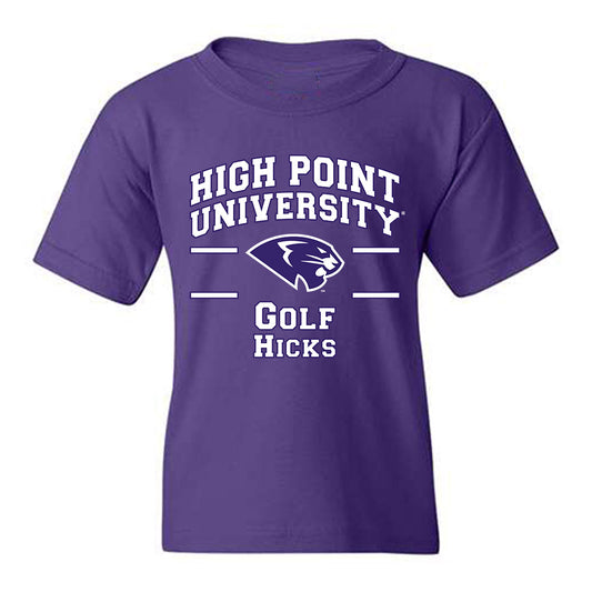 High Point - NCAA Men's Golf : Will Hicks - Classic Fashion Shersey Youth T-Shirt-0