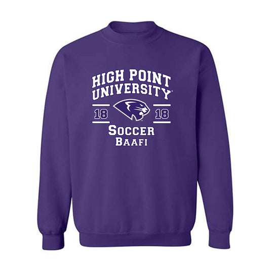 High Point - NCAA Men's Soccer : Alfred Baafi - Classic Fashion Shersey Crewneck Sweatshirt-0