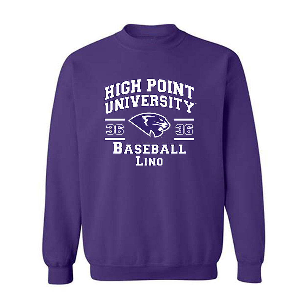 High Point - NCAA Baseball : Anthony Lino - Classic Fashion Shersey Crewneck Sweatshirt-0