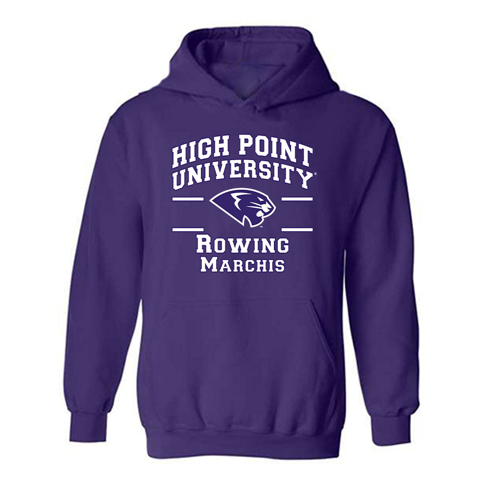 High Point - NCAA Women's Rowing : Caroline Marchis - Classic Fashion Shersey Hooded Sweatshirt-0