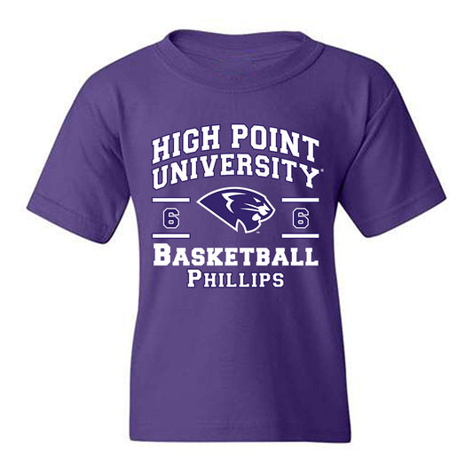 High Point - NCAA Women's Basketball : Dakota Phillips - Classic Fashion Shersey Youth T-Shirt-0