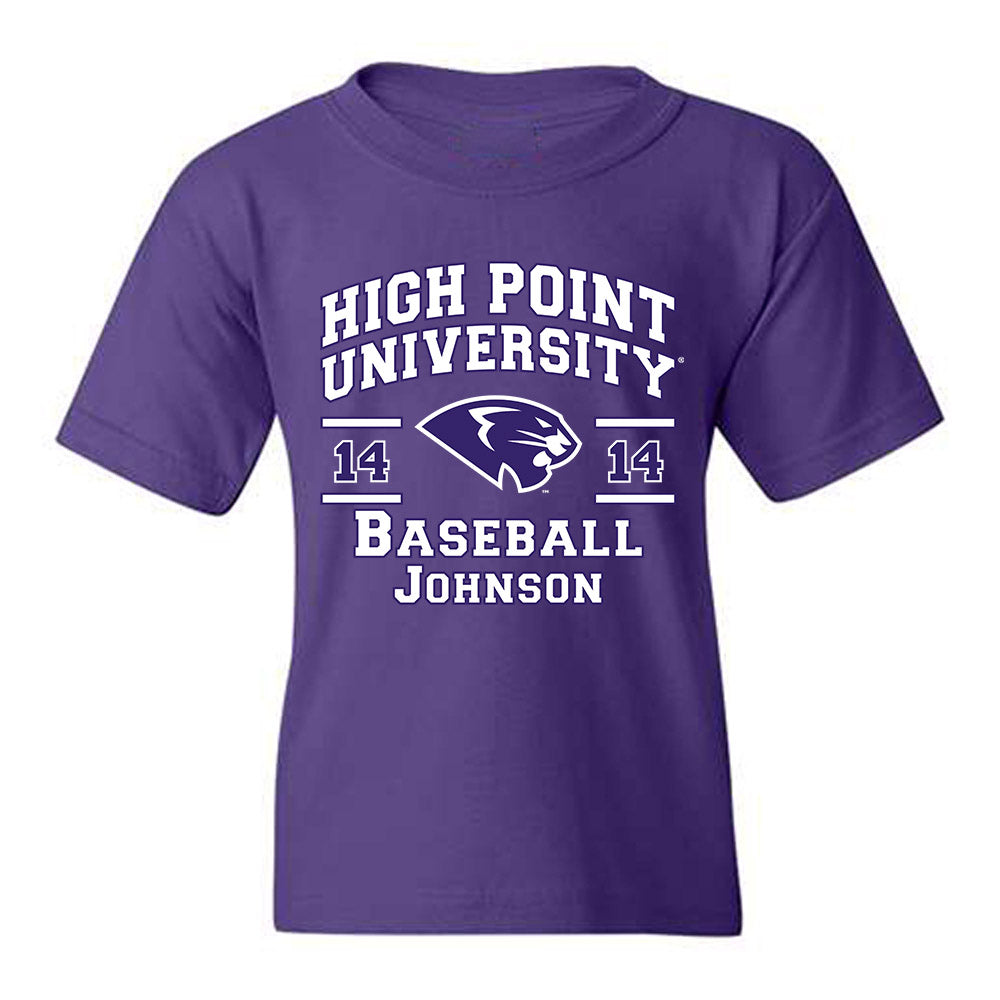 High Point - NCAA Baseball : Landen Johnson - Classic Fashion Shersey Youth T-Shirt-0