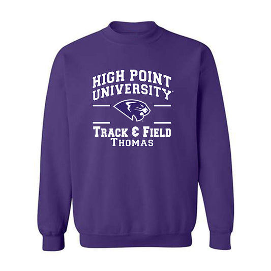 High Point - NCAA Women's Track & Field : Jhanelle Thomas - Classic Fashion Shersey Crewneck Sweatshirt-0