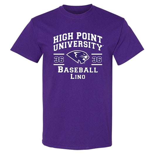 High Point - NCAA Baseball : Anthony Lino - Classic Fashion Shersey T-Shirt-0