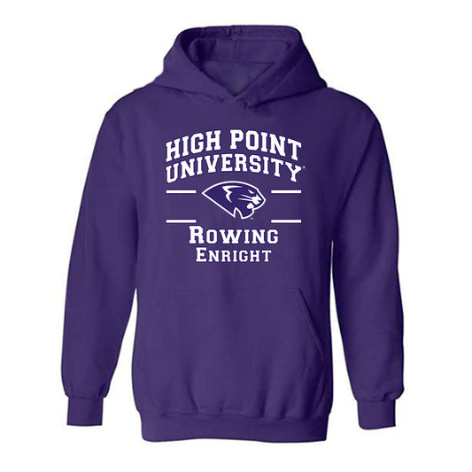 High Point - NCAA Women's Rowing : Caitlin Enright - Classic Fashion Shersey Hooded Sweatshirt-0