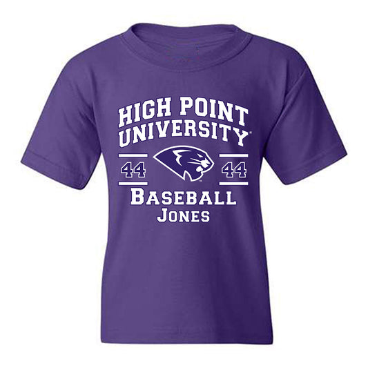High Point - NCAA Baseball : Charlie Jones - Classic Fashion Shersey Youth T-Shirt-0