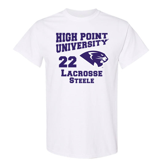 High Point - NCAA Men's Lacrosse : Nicholas Steele - T-Shirt