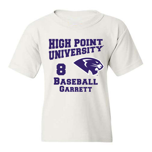 High Point - NCAA Baseball : Bryan Garrett - Youth T-Shirt-0