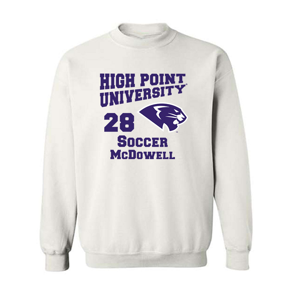 High Point - NCAA Men's Soccer : Jacob McDowell - Crewneck Sweatshirt-0