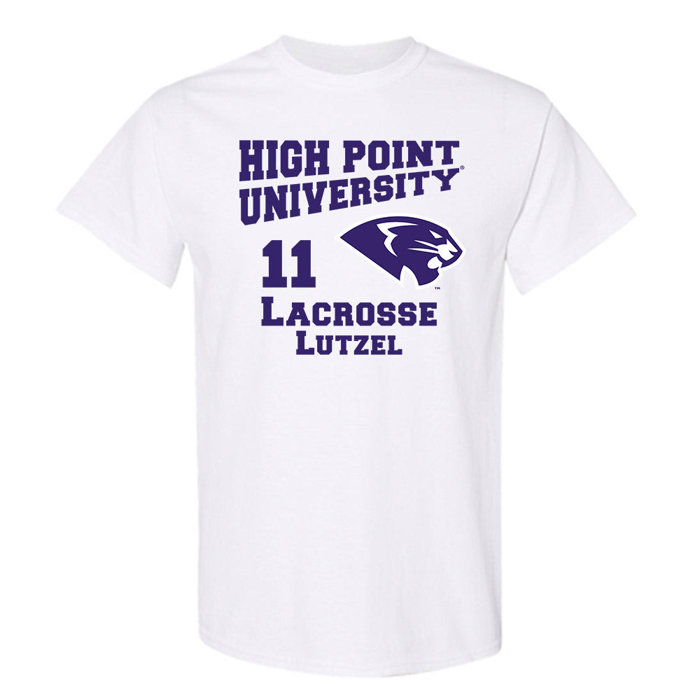 High Point - NCAA Men's Lacrosse : Matt Lutzel - T-Shirt-0