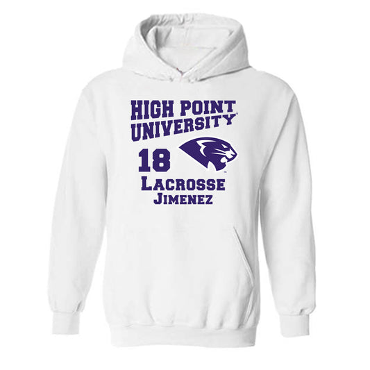 High Point - NCAA Women's Lacrosse : Marissa Jimenez - Hooded Sweatshirt-0