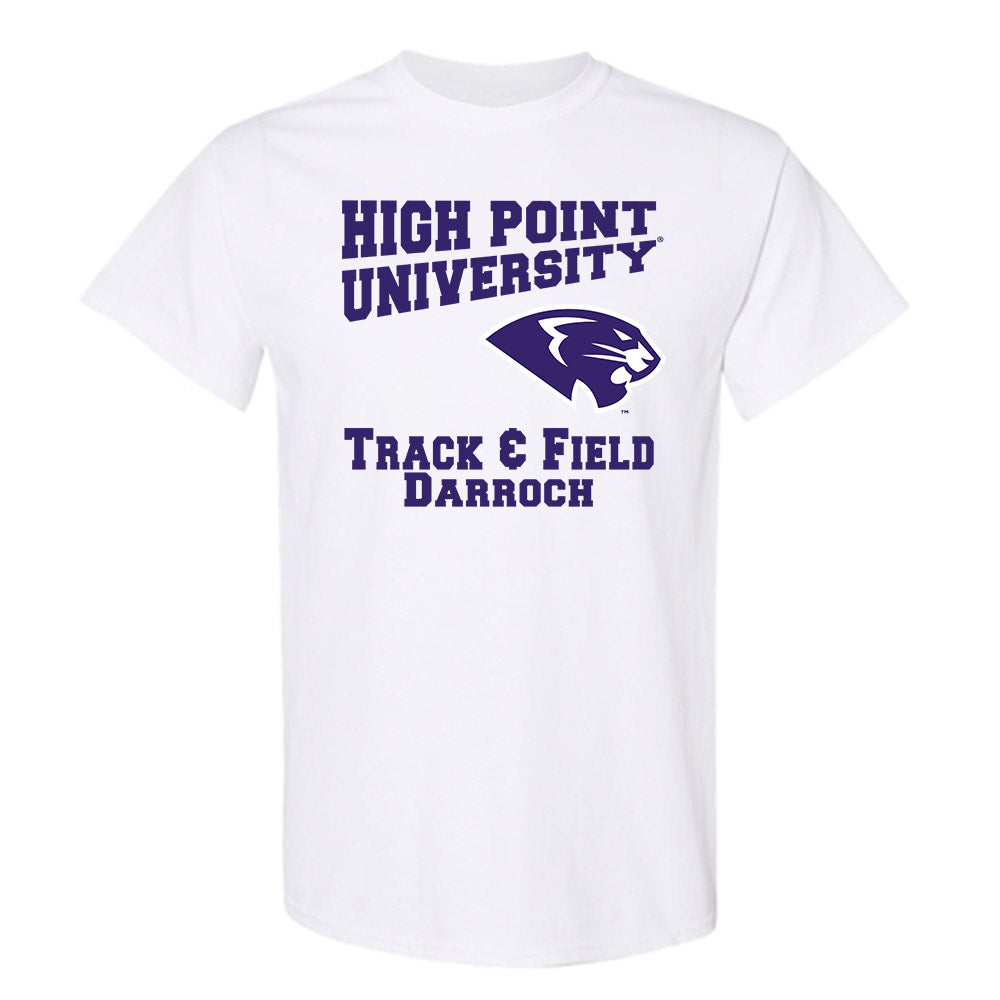 High Point - NCAA Men's Track & Field : Myles Darroch - T-Shirt-0