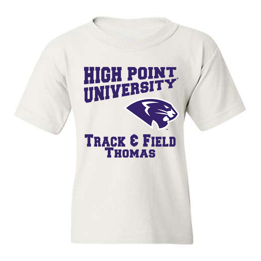 High Point - NCAA Women's Track & Field : Jhanelle Thomas - Youth T-Shirt-0