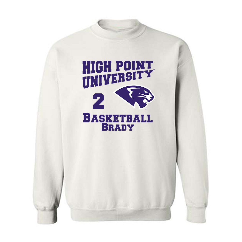 High Point - NCAA Men's Basketball : Vincent Brady - Crewneck Sweatshirt-0