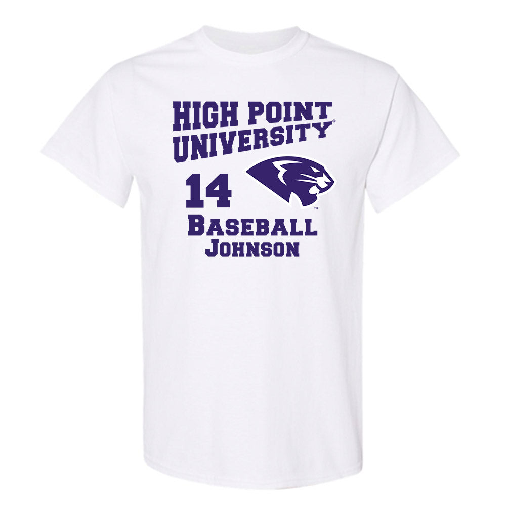 High Point - NCAA Baseball : Landen Johnson - T-Shirt-0