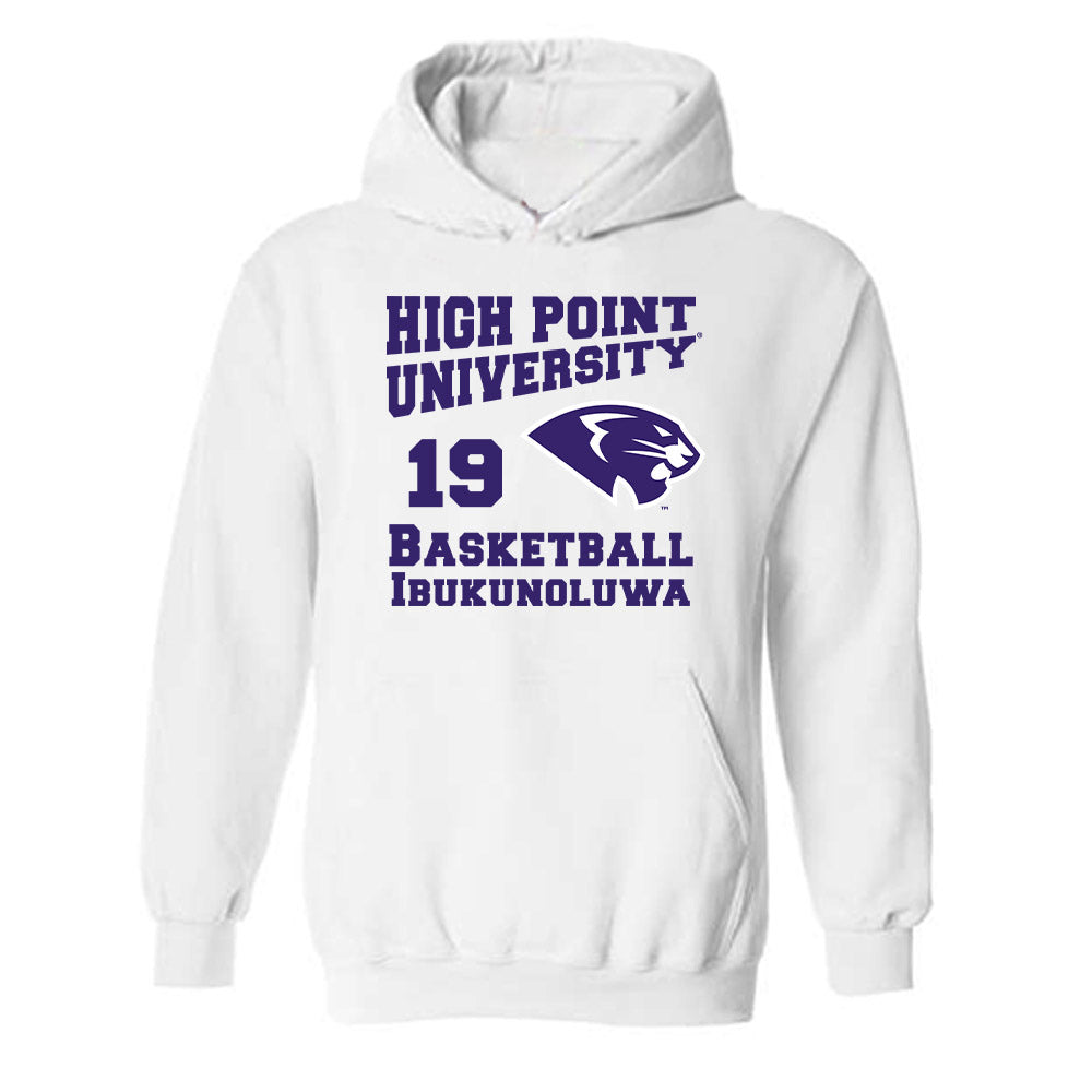 High Point - NCAA Men's Basketball : Josh Ibukunoluwa - Hooded Sweatshirt-0