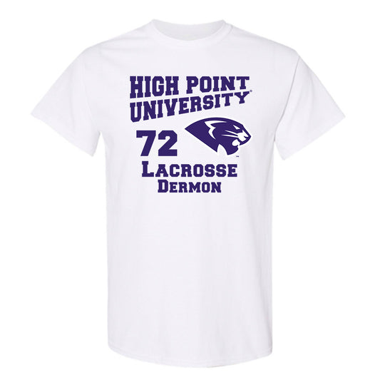 High Point - NCAA Men's Lacrosse : Luke Dermon - T-Shirt-0