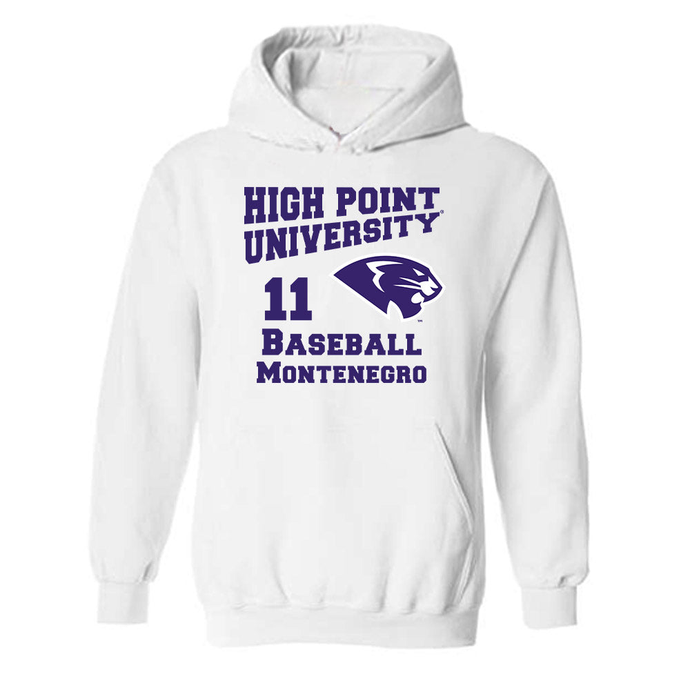 High Point - NCAA Baseball : Adrian Montenegro - Hooded Sweatshirt-0