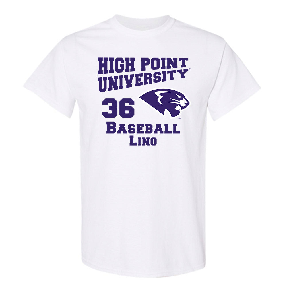 High Point - NCAA Baseball : Anthony Lino - T-Shirt-0