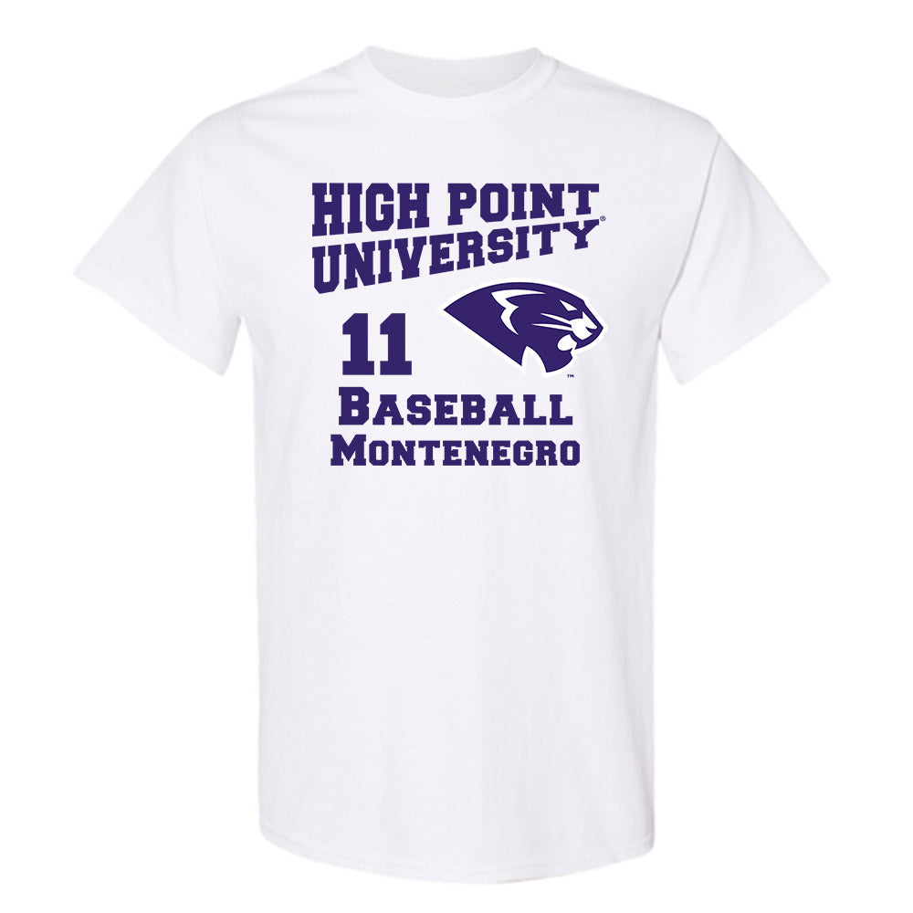 High Point - NCAA Baseball : Adrian Montenegro - T-Shirt-0