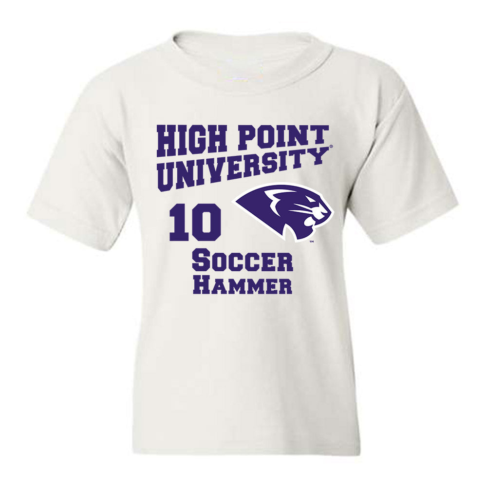 High Point - NCAA Women's Soccer : Ellie Hammer - Youth T-Shirt Classic Fashion Shersey