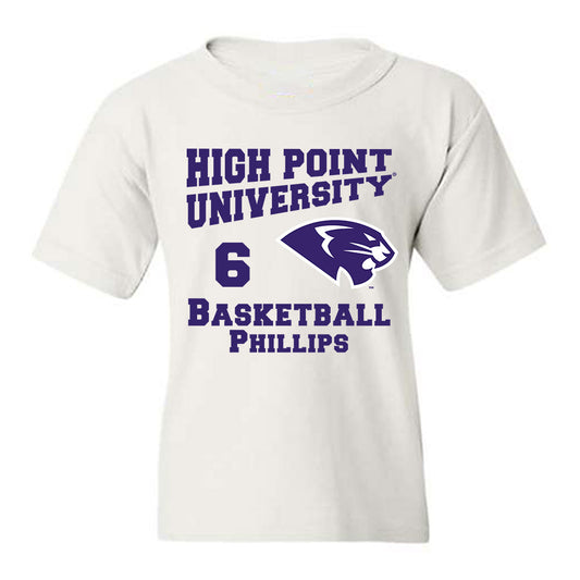 High Point - NCAA Women's Basketball : Dakota Phillips - Youth T-Shirt-0