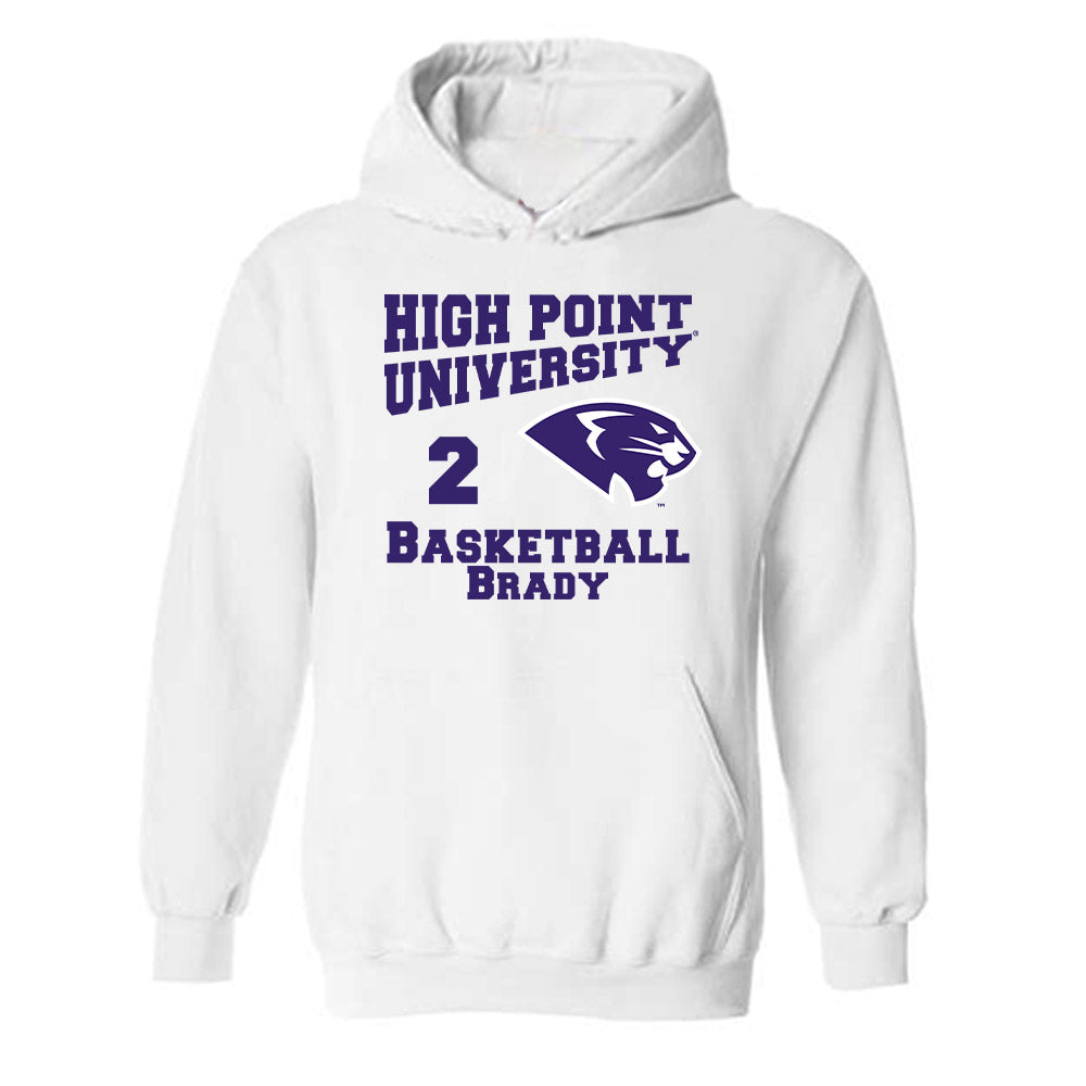 High Point - NCAA Men's Basketball : Vincent Brady - Hooded Sweatshirt-0