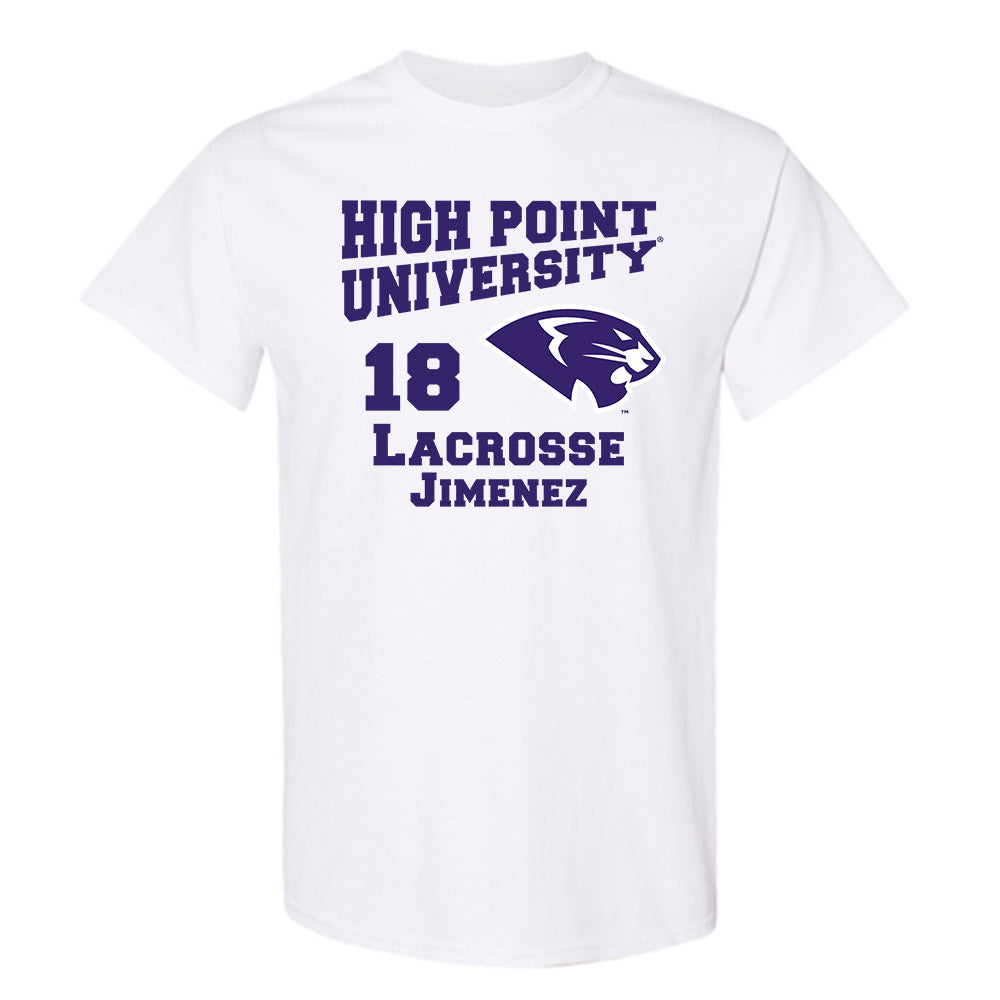 High Point - NCAA Women's Lacrosse : Marissa Jimenez - T-Shirt-0