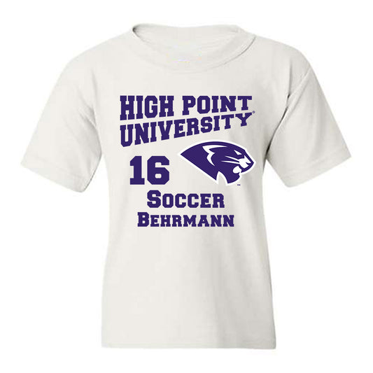 High Point - NCAA Men's Soccer : Noah Behrmann - Youth T-Shirt-0