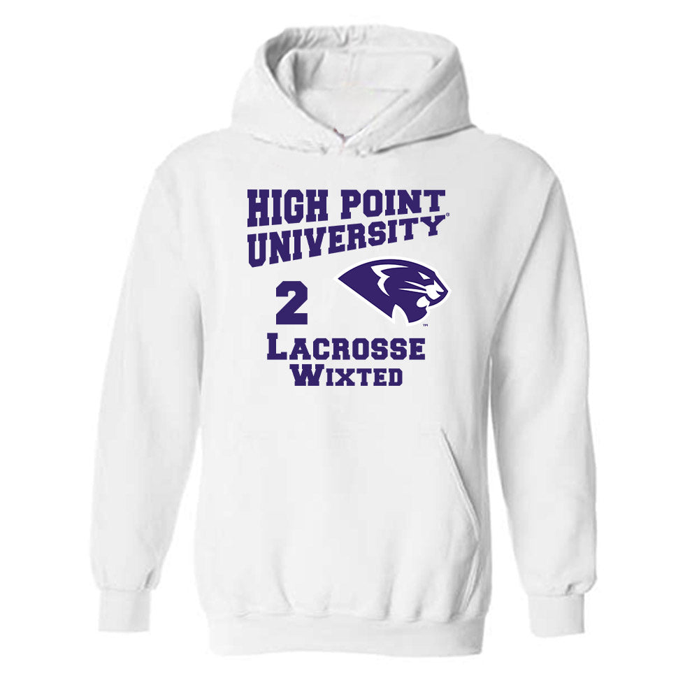 High Point - NCAA Men's Lacrosse : Justin Wixted - Hooded Sweatshirt-0