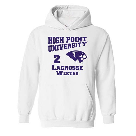 High Point - NCAA Men's Lacrosse : Justin Wixted - Hooded Sweatshirt-0