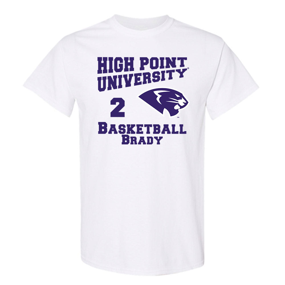 High Point - NCAA Men's Basketball : Vincent Brady - T-Shirt-0